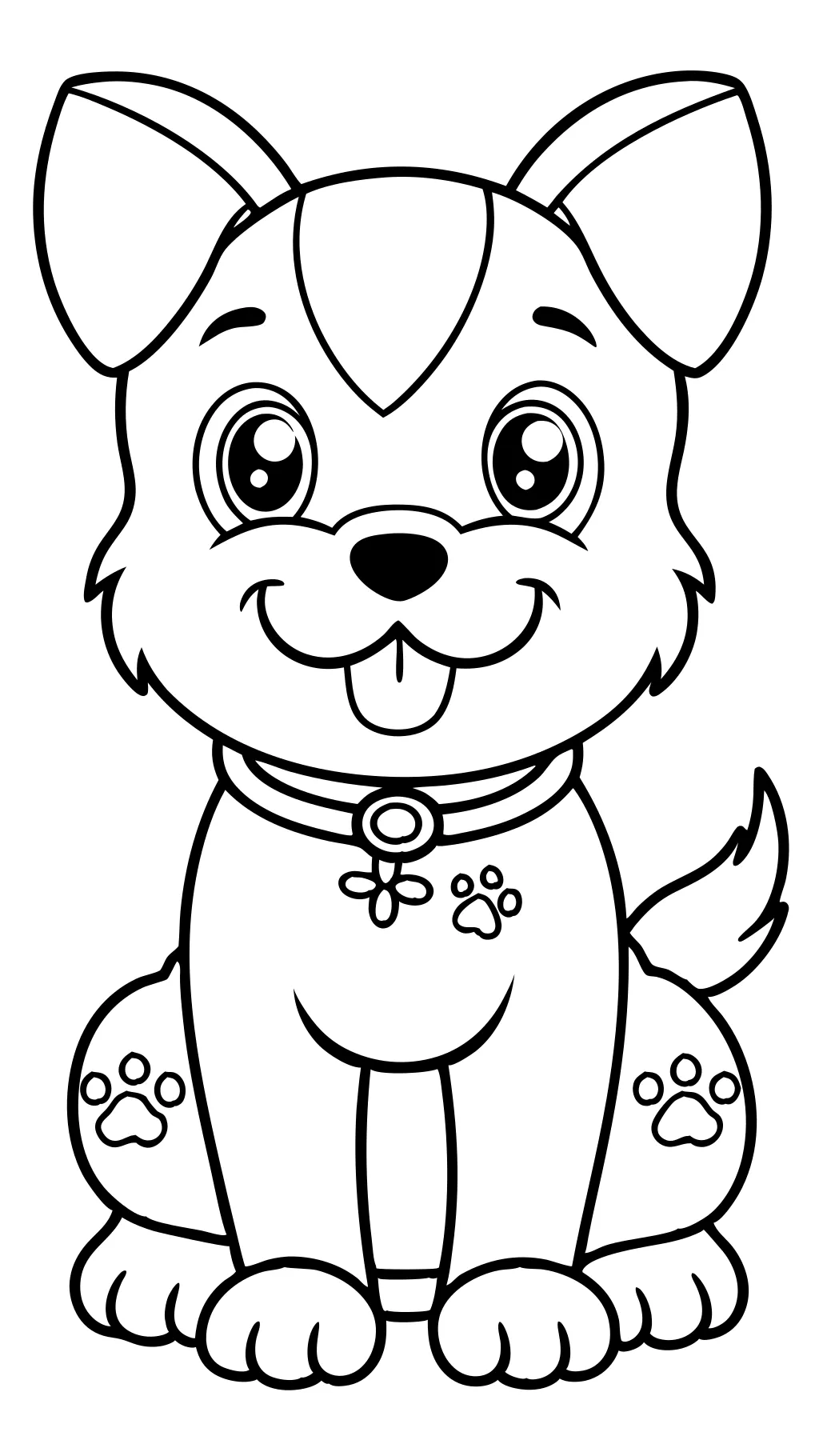 cute dog coloring pages printable